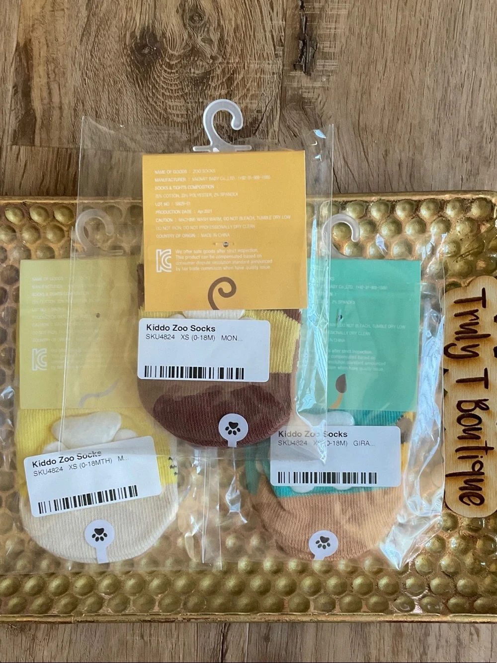 Bundle of kiddos zoo socks